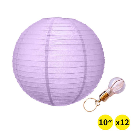 Party Supplies 12" Paper Lanterns Mix and Match Colours
