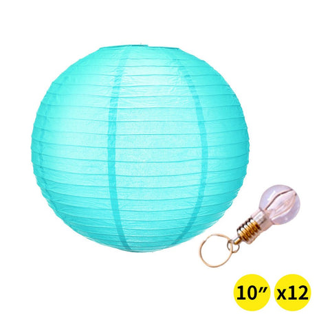 Lighting 12" Paper Lanterns Mix Colours