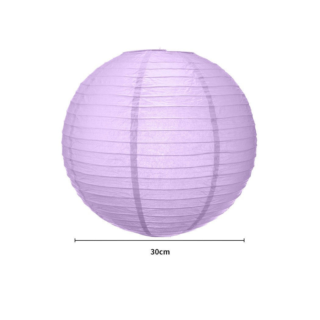 Lighting 12" Paper Lanterns Purple