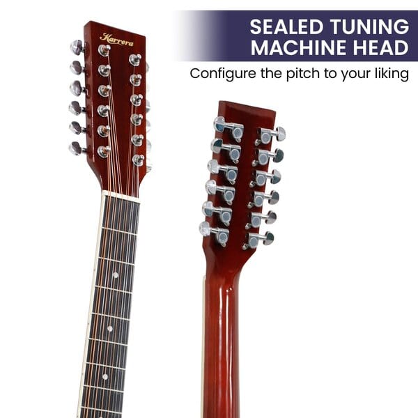 12-String Acoustic Guitar with EQ - Black/Natural/Sunburst