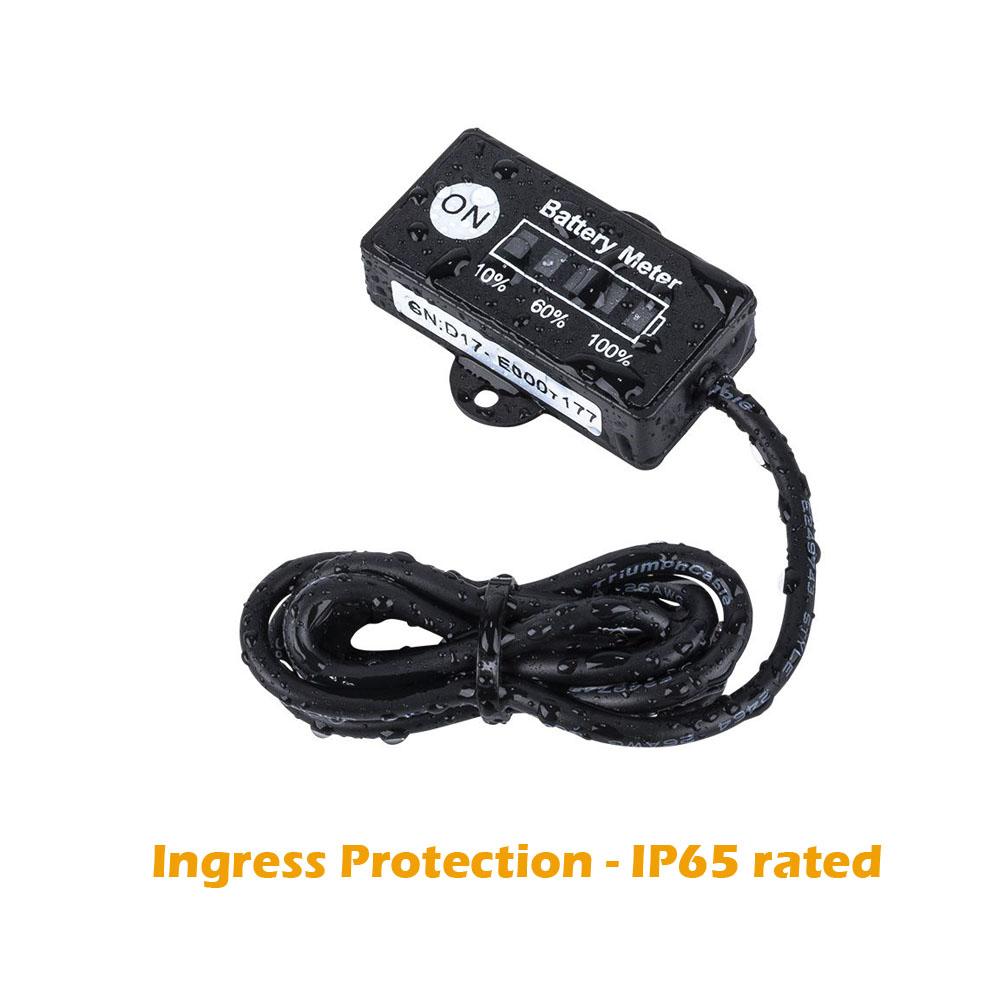 Battery Chargers & Power 12 Volt LED Dual Battery Monitor Fuel Gauge Meter Digital % Percentage Switch