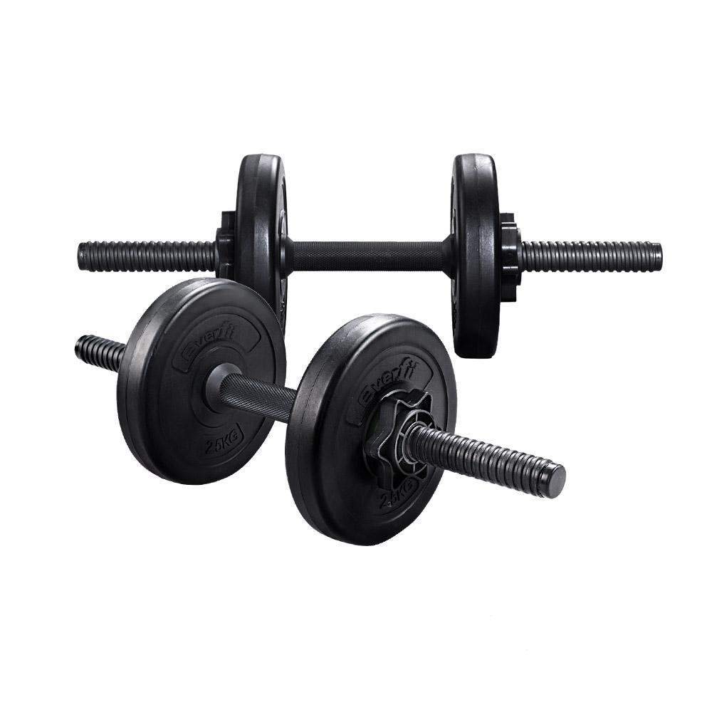 Fitness Accessories 12KG Dumbbells Dumbbell Set Weight Plates Home Gym Fitness Exercise