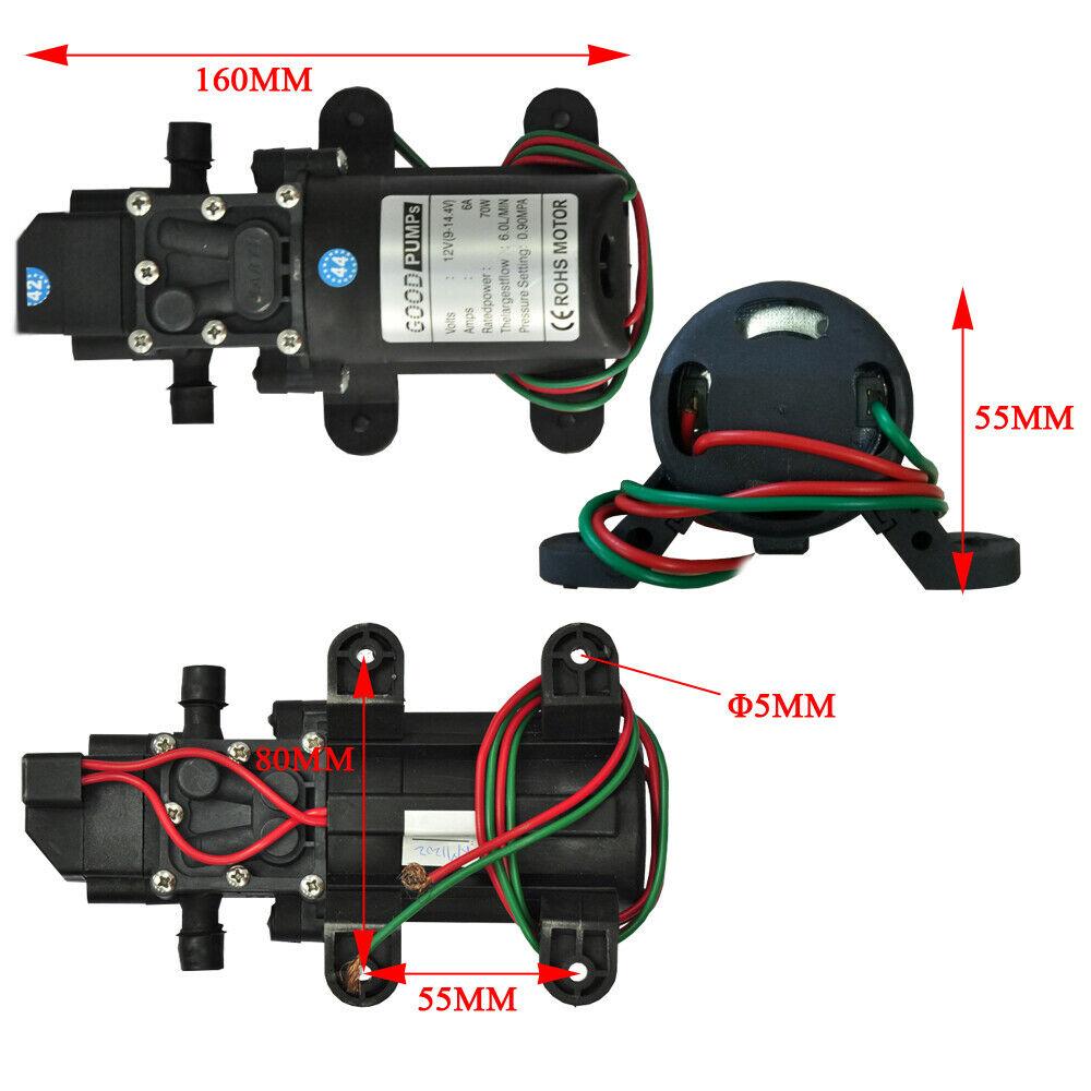 tools & accessories 12V 6 Lpm \Water Pump High Pressure Camping Boat