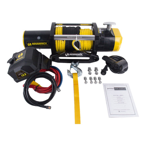 toolaccessories 12v electric winch synthetic rope 4x4 truck