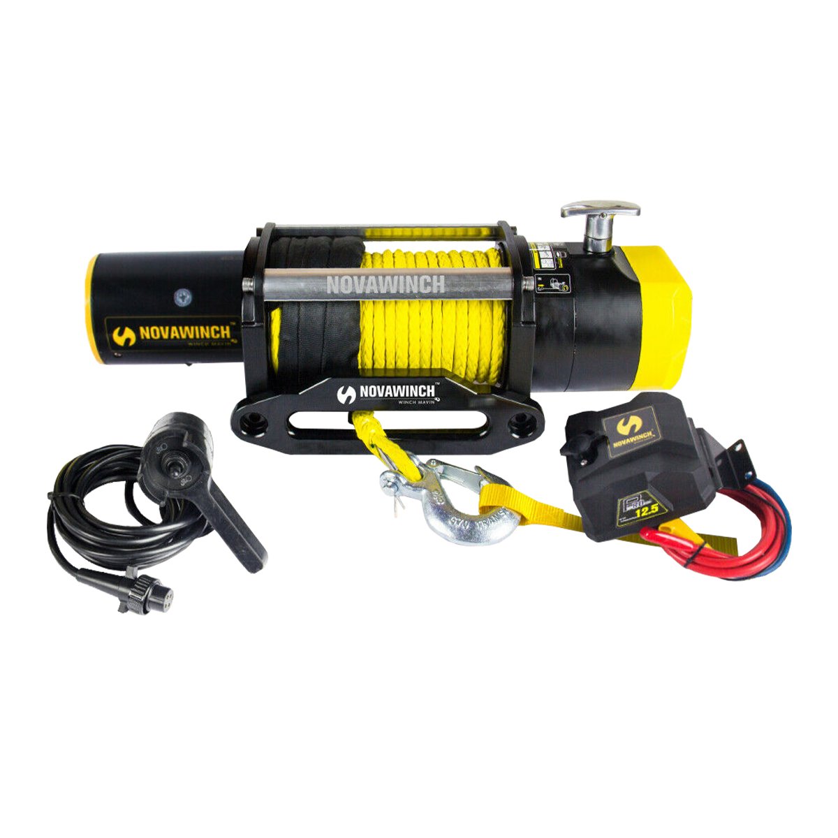 toolaccessories 12v electric winch synthetic rope 4x4 truck