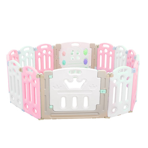 14 Panels Kids Safety Gates Playpen