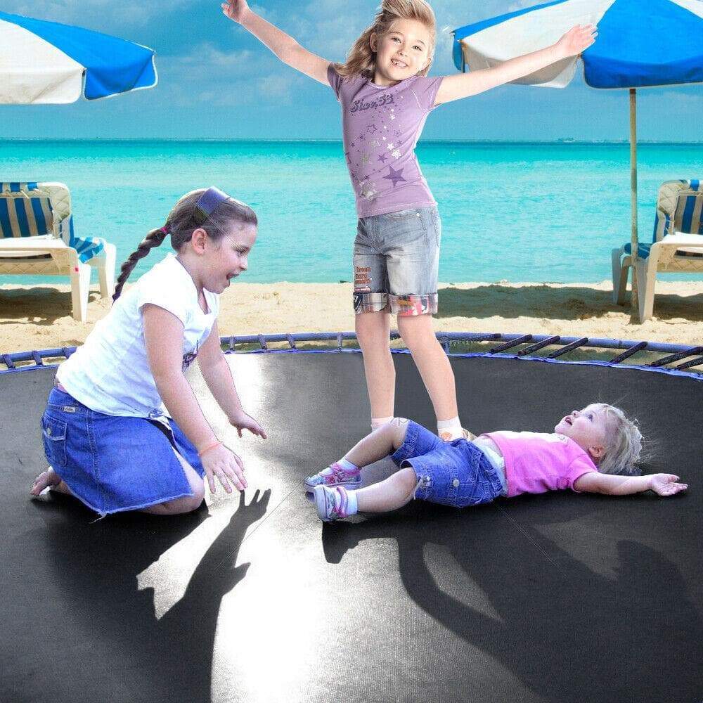 outdoor living 15 Ft Kids Trampoline Pad Replacement Mat Round Spring Cover