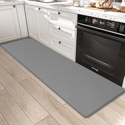 150Cm Kitchen Anti-Skid Anti Fatigue Pu Leather Floor Mat, Kitchen Rug