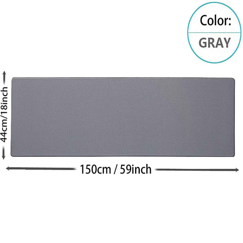 150Cm Kitchen Anti-Skid Anti Fatigue Pu Leather Floor Mat, Kitchen Rug