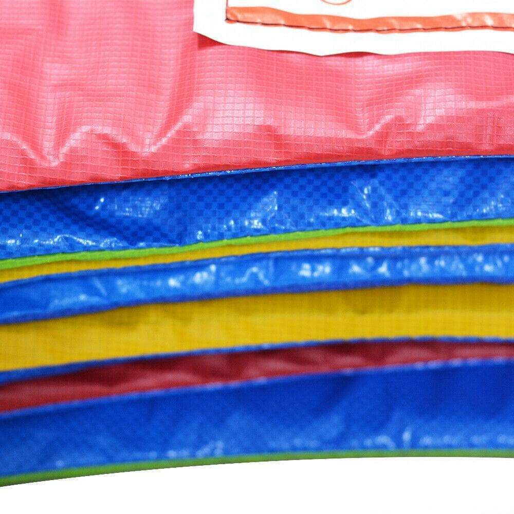 outdoor living 16 Ft Kids Trampoline Pad Replacement Mat Reinforced Outdoor Round Spring Cover