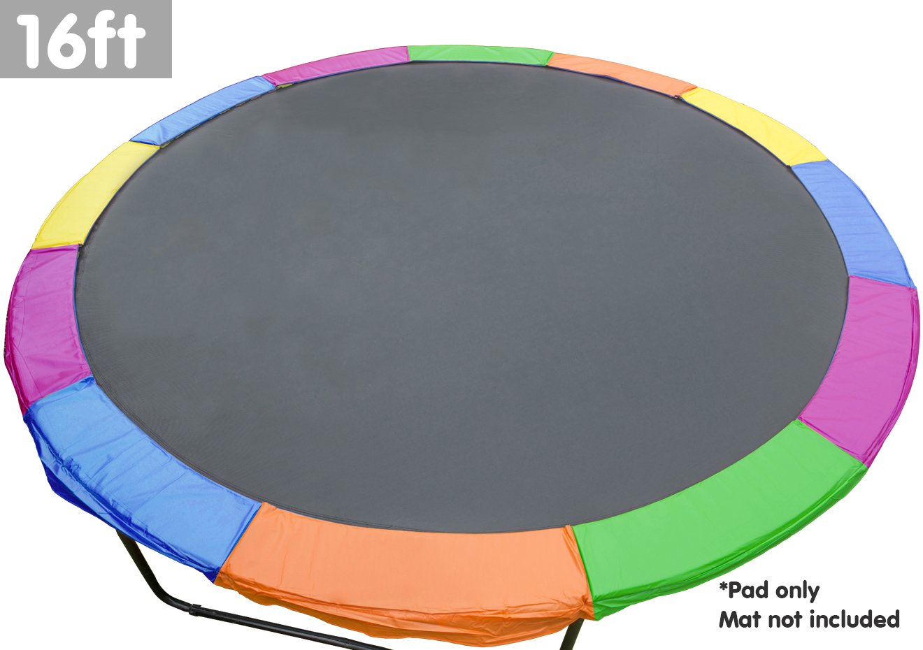 trampolines 16ft Trampoline Pad Reinforced Outdoor Round Spring Cover