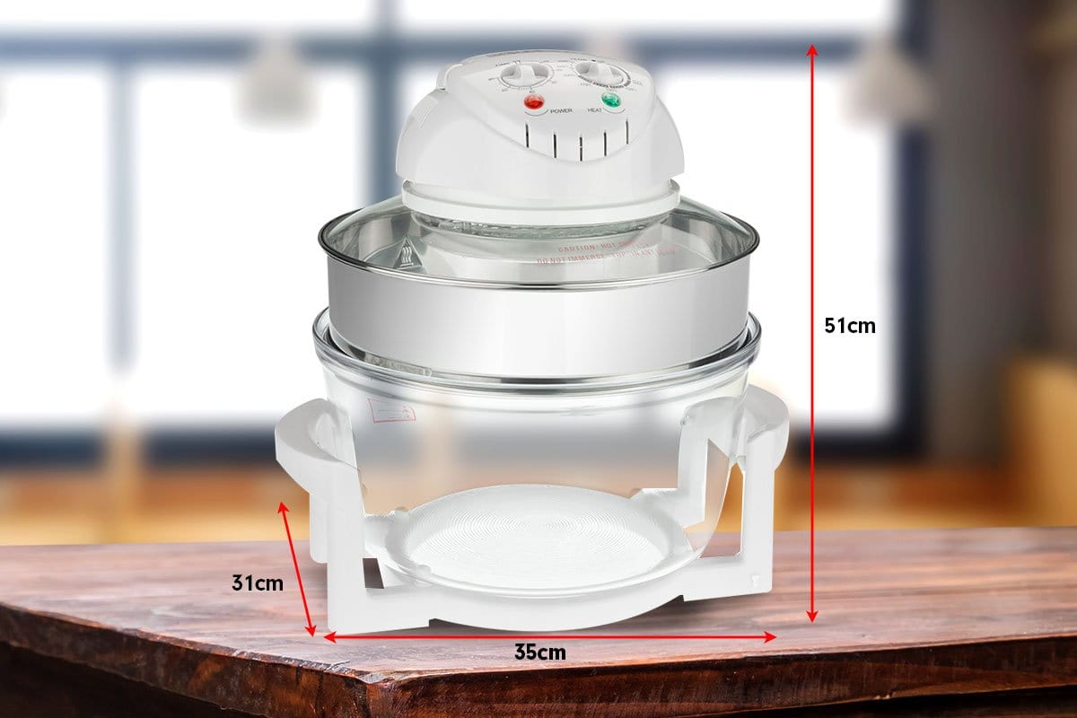 17L Family Turbo Convection Oven Broiler Cooker - A15 White