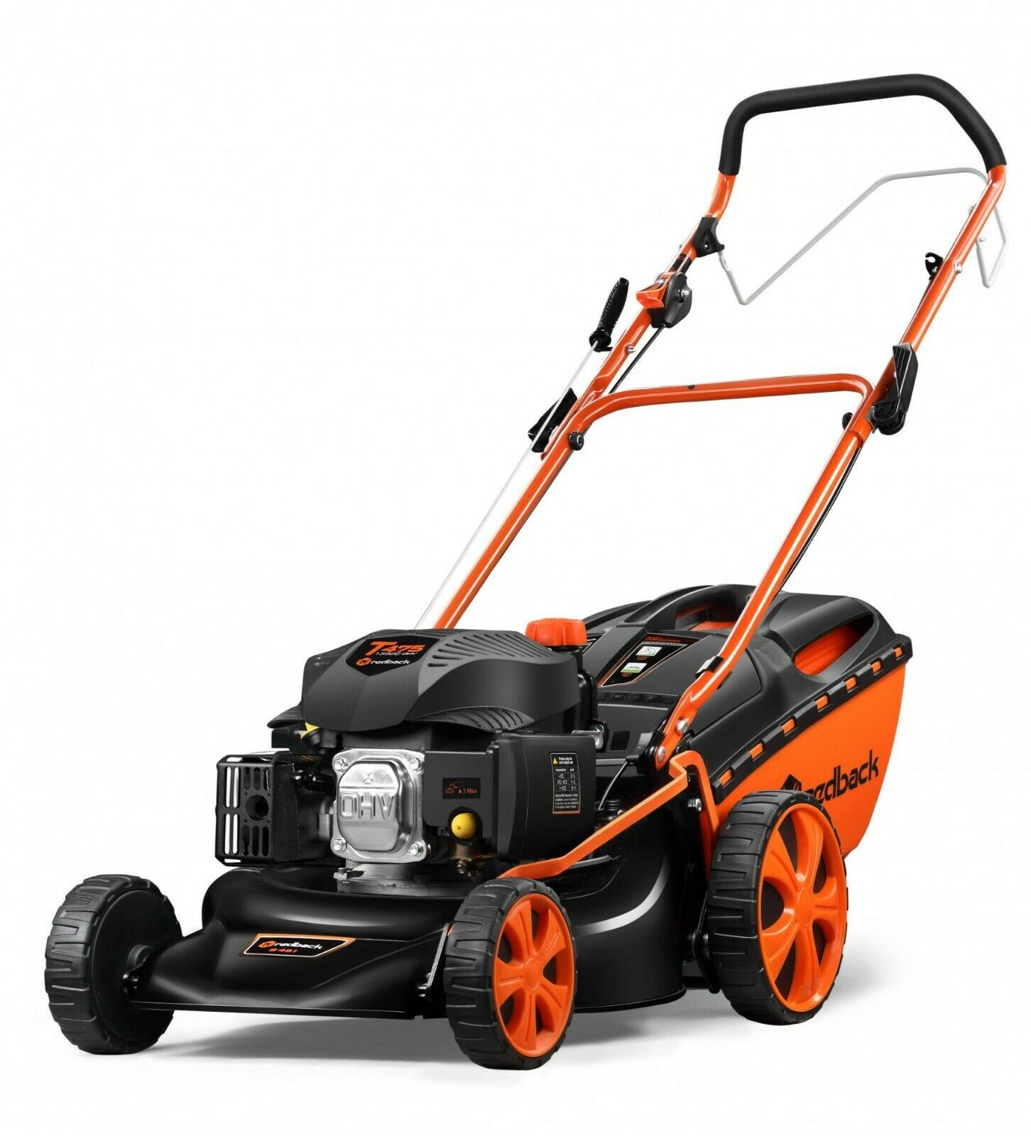 18″ Cut Petrol Engine 200cc Self-Propelled Lawn Mower & Mulch