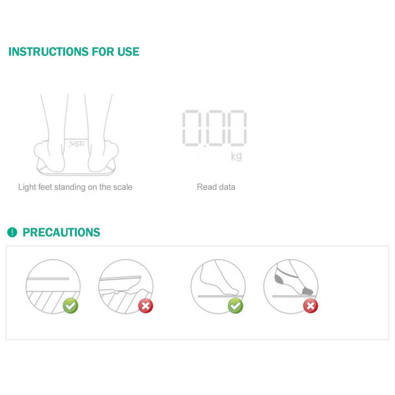 bathroom scales 180kg Digital Fitness Weight Bathroom Gym Body Glass LCD Electronic Scales White