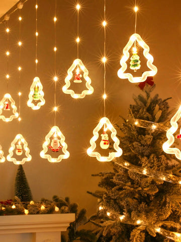 1pc Christmas Tree Design Decoration Light string light