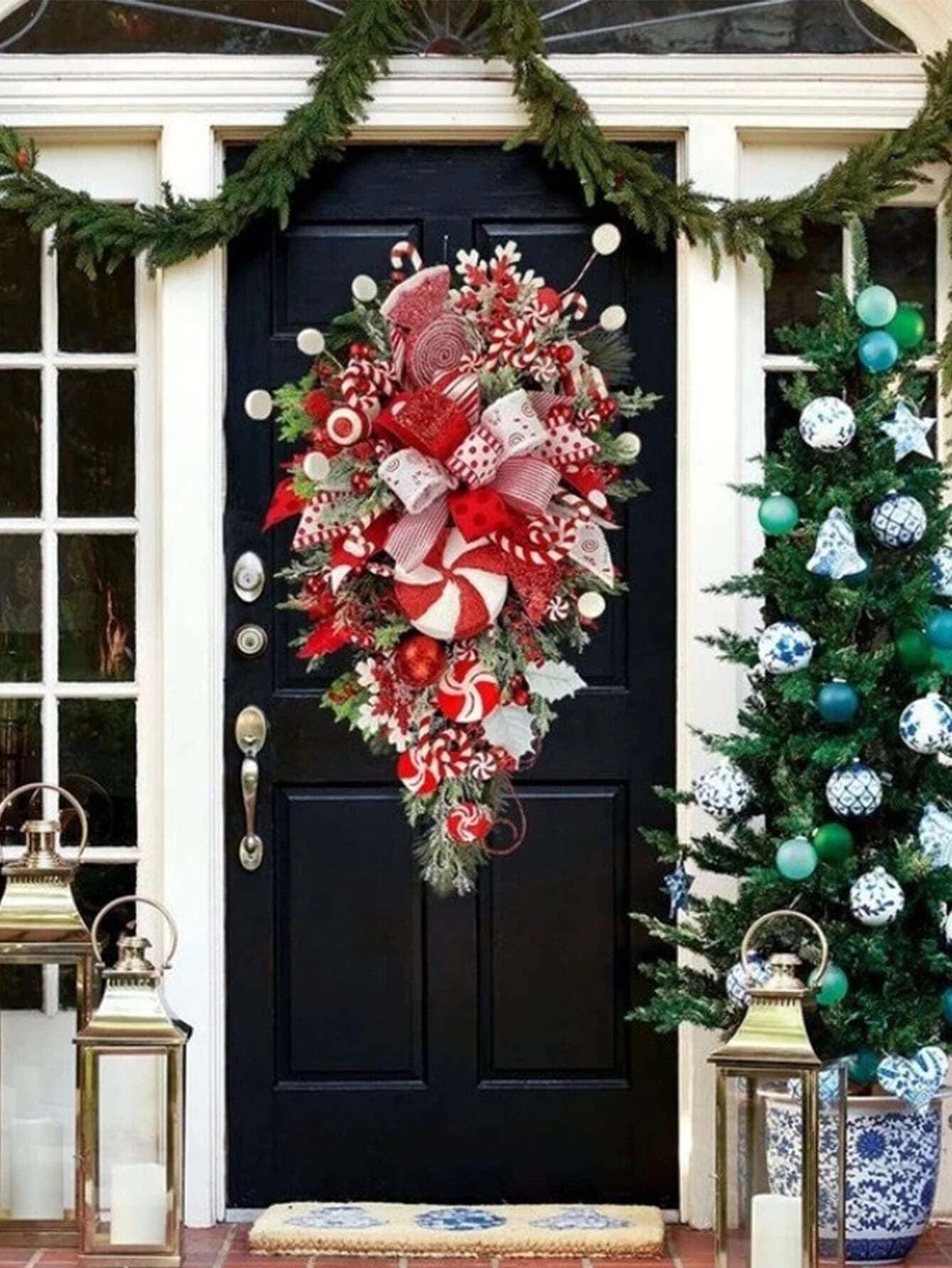 1pc Christmas Wreath Decoration
