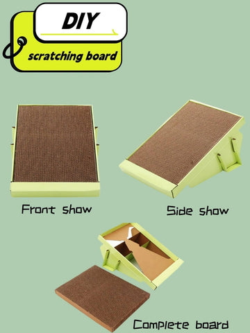 1pc DIY Slide Design Cat Scratcher