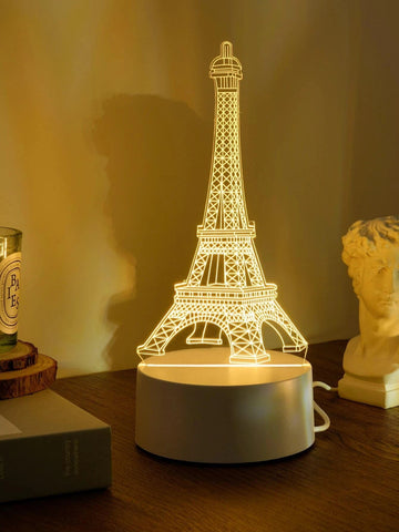 1pc Eiffel Tower Design Decoration Light