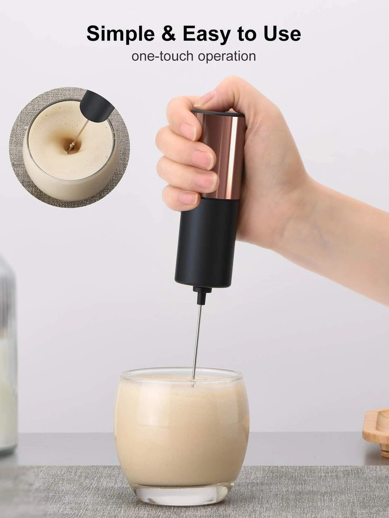 1pc Electric cappuccino Milk Frother