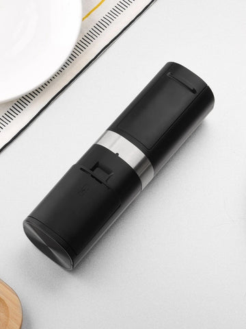 1pc Electric Salt & Pepper Mill With Work Light