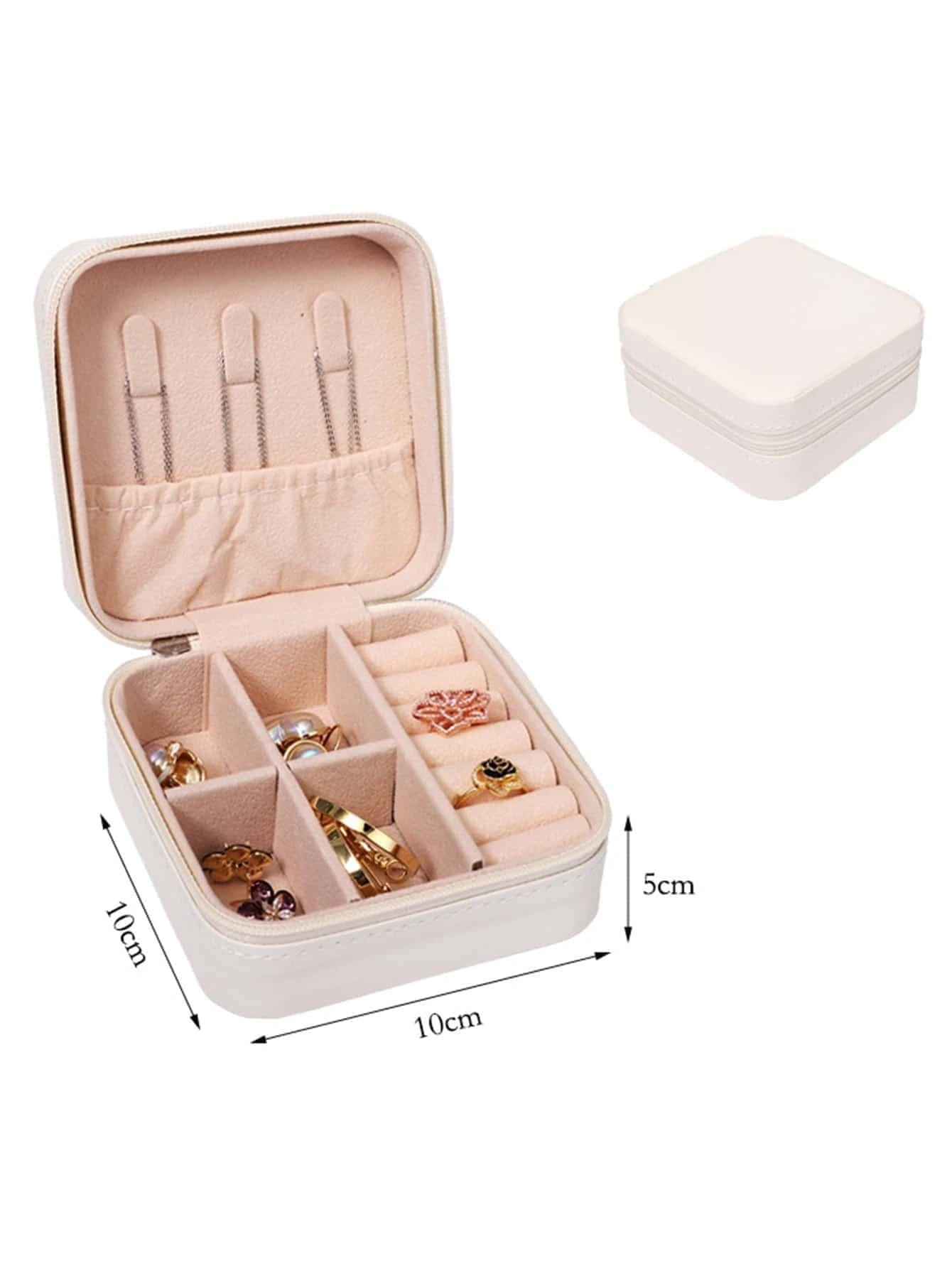 1pc Multi-grid Jewelry Storage Box