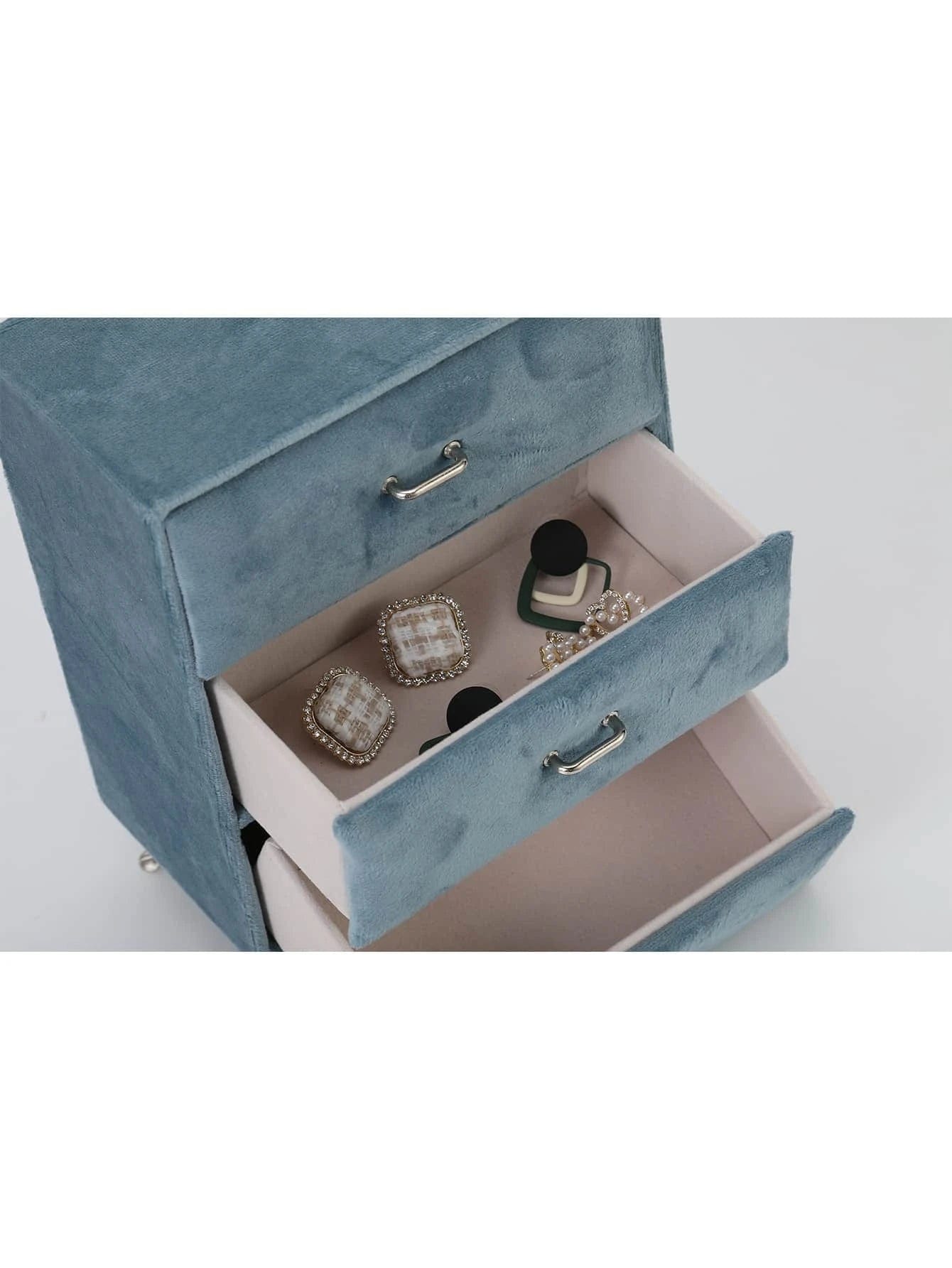 1pc Three Layer Jewelry Box