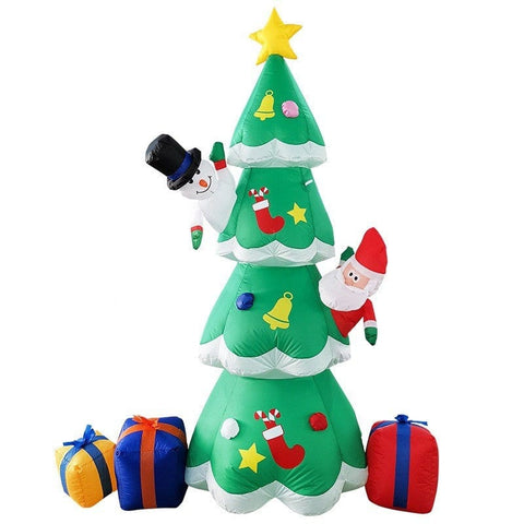 2.1m Christmas Tree with Gifts Christmas Inflatable with LED FS-INF-04