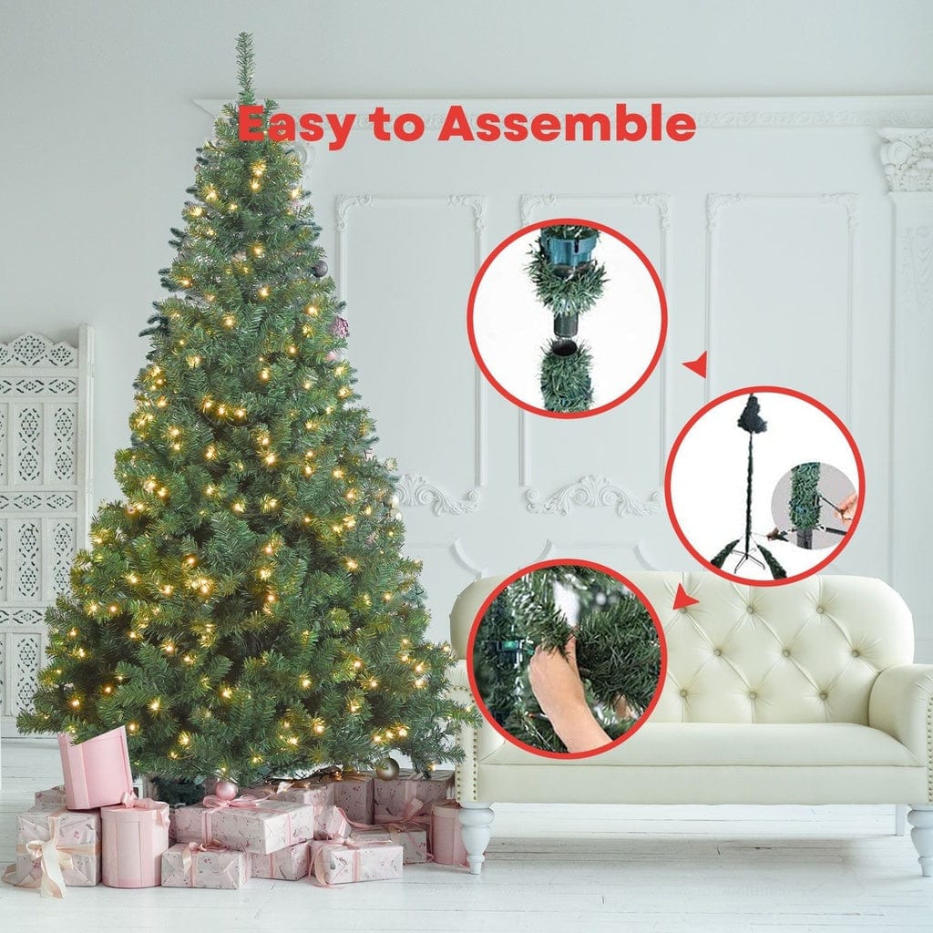 2.1m Christmas Trees With Warm LED FS-TREE-04