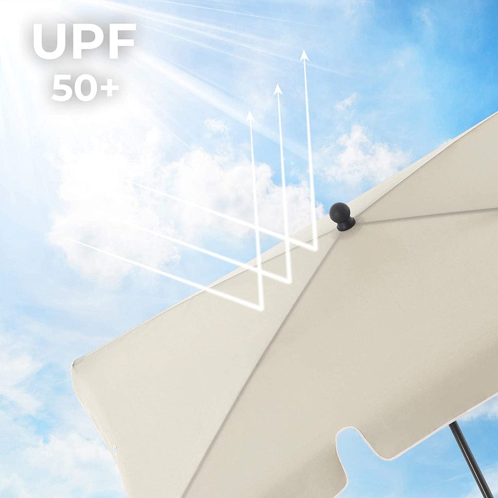 2.4m Rectangular Beach Umbrella