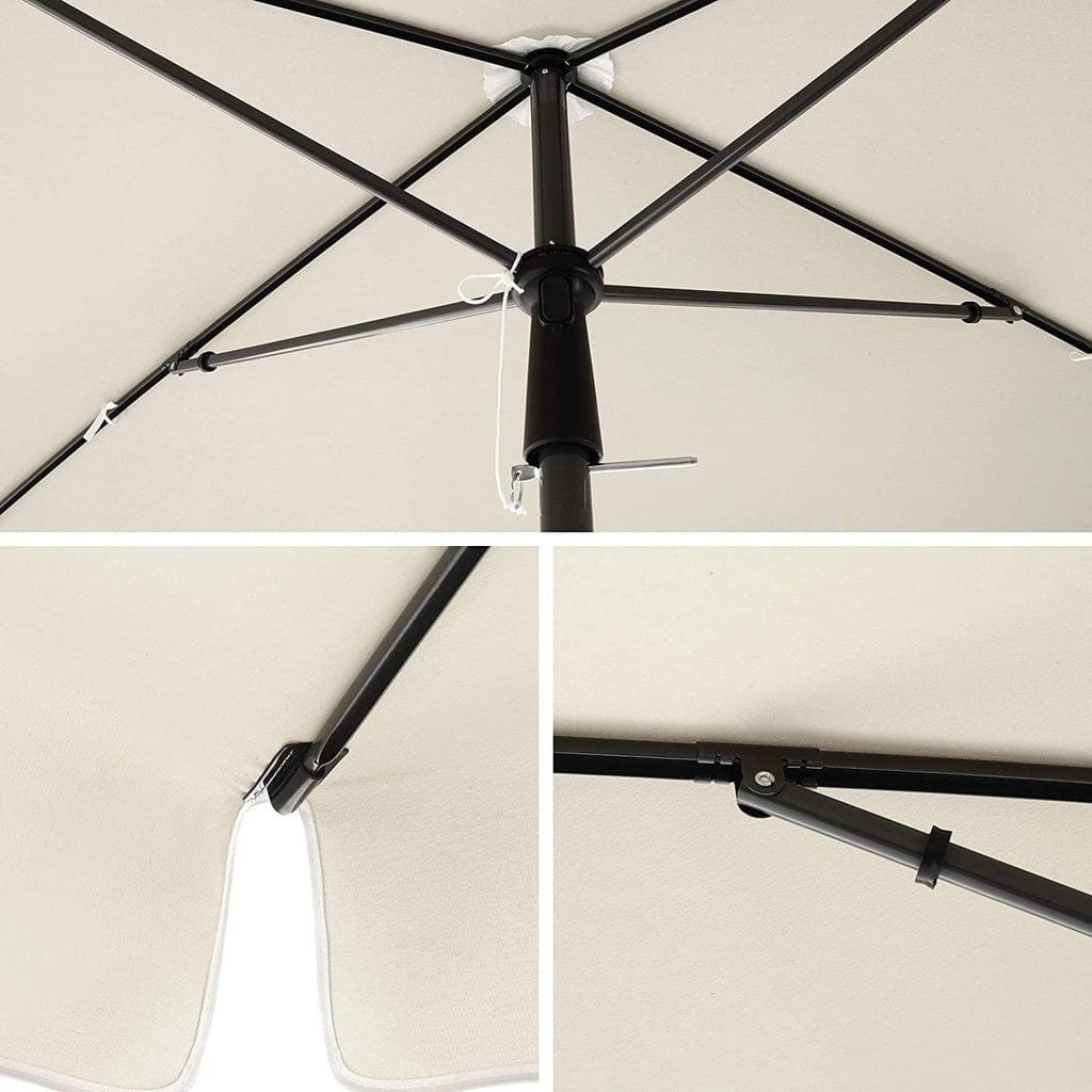 2.4m Rectangular Beach Umbrella