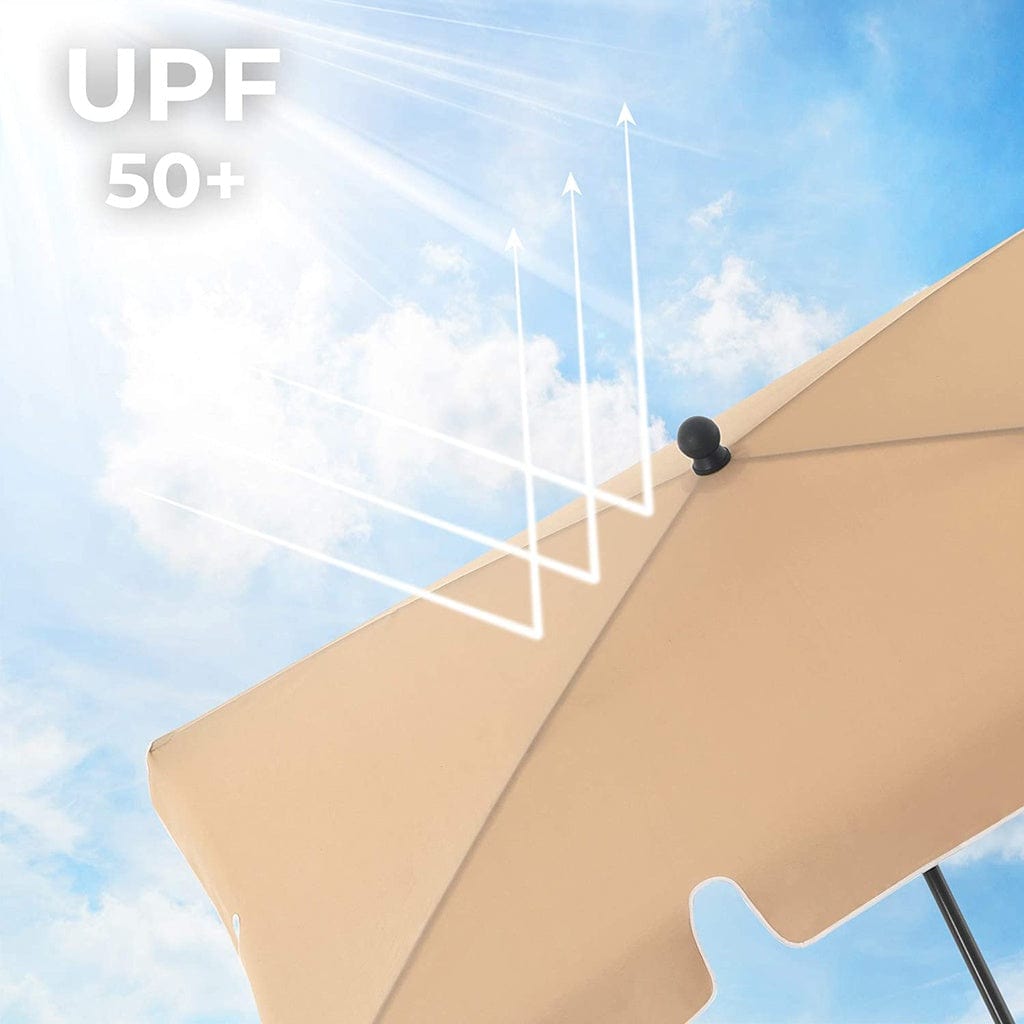 2.4m Rectangular Beach Umbrella