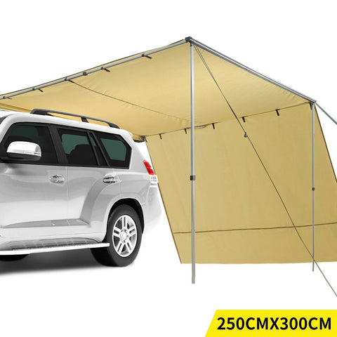 Car & Caravan Suppli 2.5x3M Car Side Awning Extension Roof Rack Covers