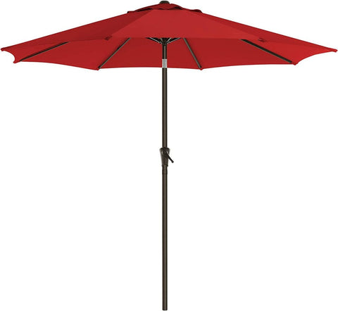 2.7m Patio Outdoor Table Umbrella Red