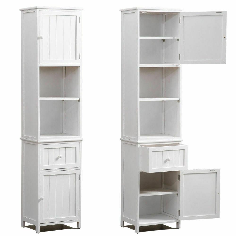 bathroom 2 in 1 Bathroom Storage Cabinet Laundry Cupboard