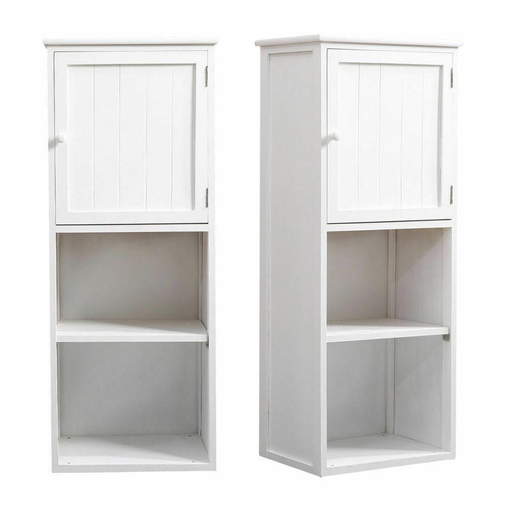bathroom 2 in 1 Bathroom Storage Cabinet Laundry Cupboard