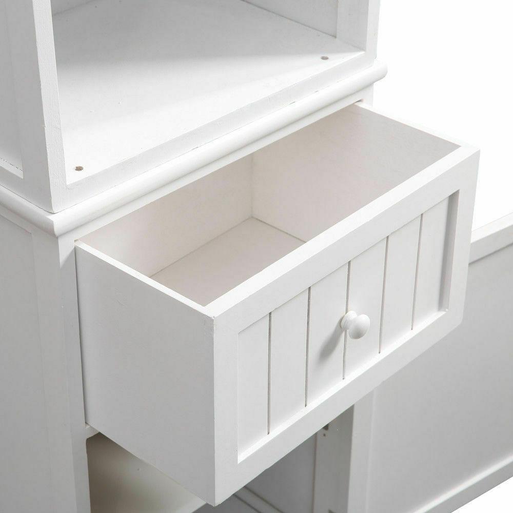 bathroom 2 in 1 Bathroom Storage Cabinet Laundry Cupboard