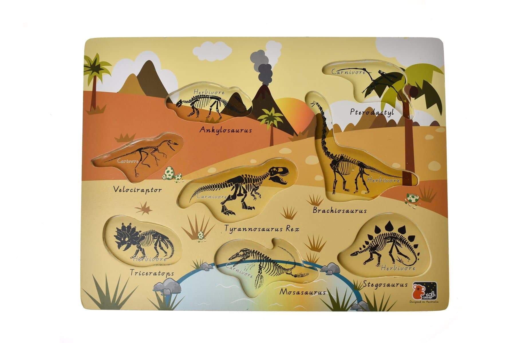 toys for above 3 years above 2 In 1 Dinosaur Peg Puzzle