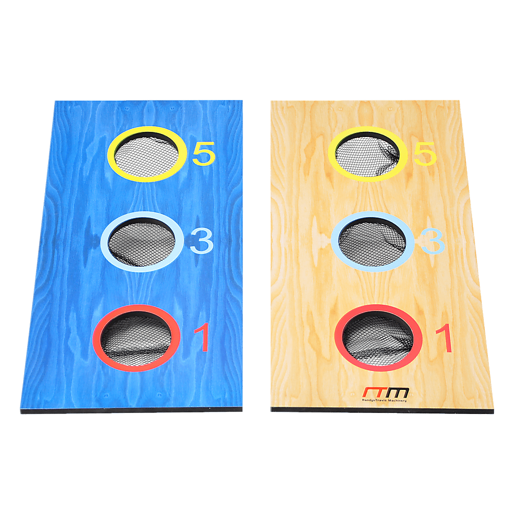 2-in-1 Three-Hole Bags and Washer Toss Combo Cornhole Portable Outdoor Games
