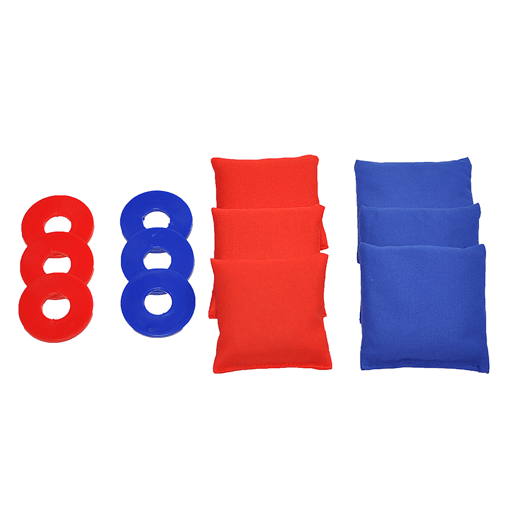 2-in-1 Three-Hole Bags and Washer Toss Combo Cornhole Portable Outdoor Games