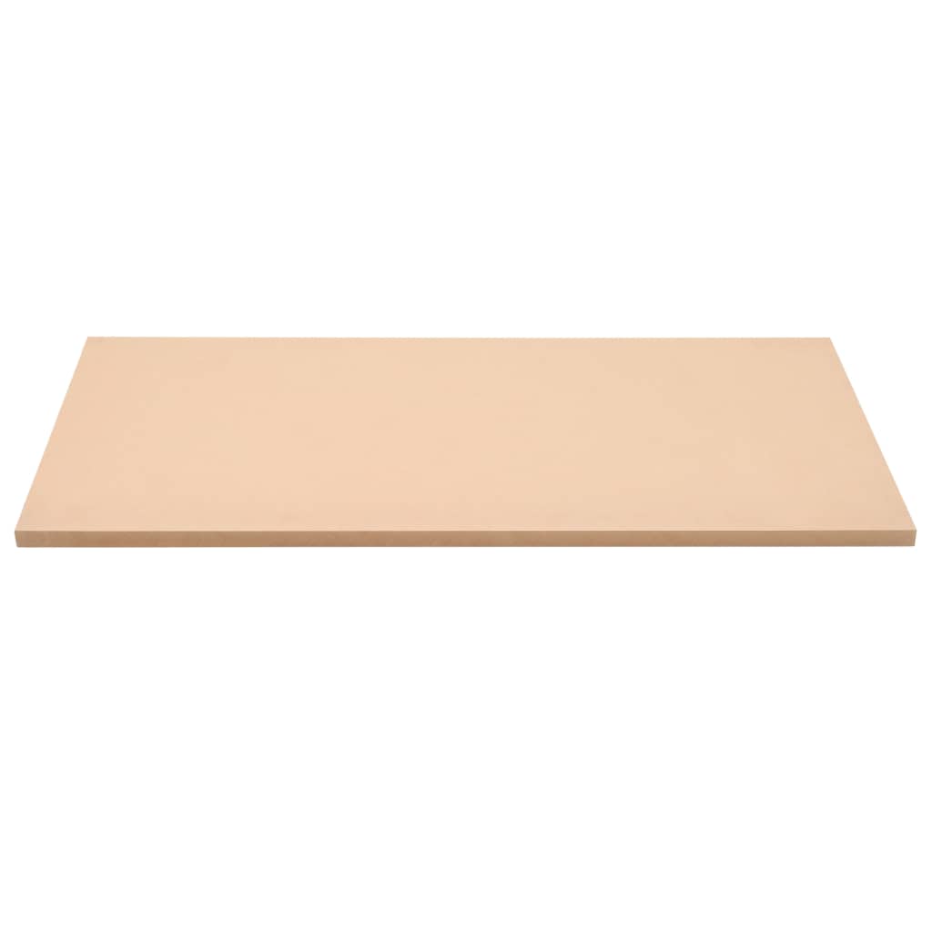 2 pcs MDF Sheets Rectangular 120x60 cm 25 mm