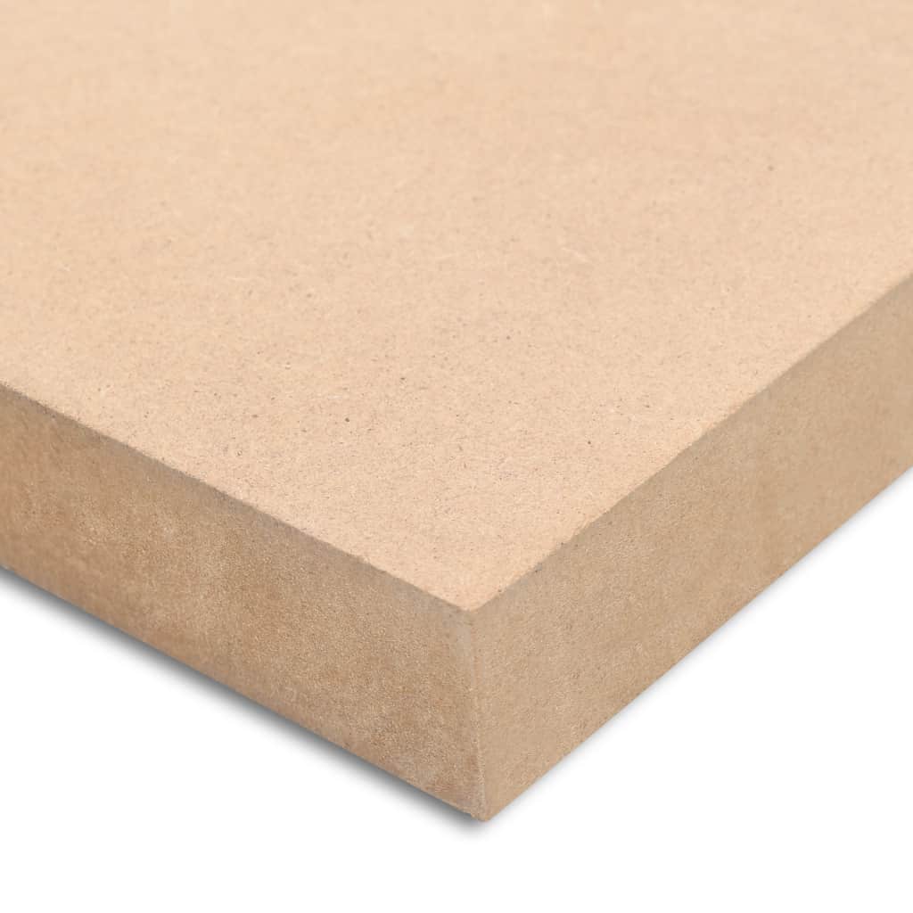 2 pcs MDF Sheets Rectangular 120x60 cm 25 mm
