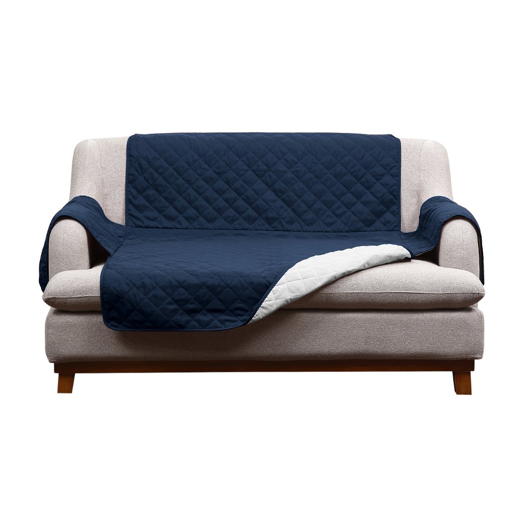 living room 2 Seater Sofa Covers Quilted Couch Lounge Protectors Slipcovers Teal