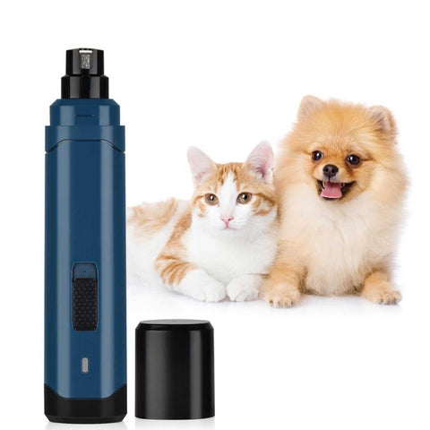 2 Speed Rechargeable Electric Pet Nail Grinder and Claw Filer Trimmer for Dogs and Cats