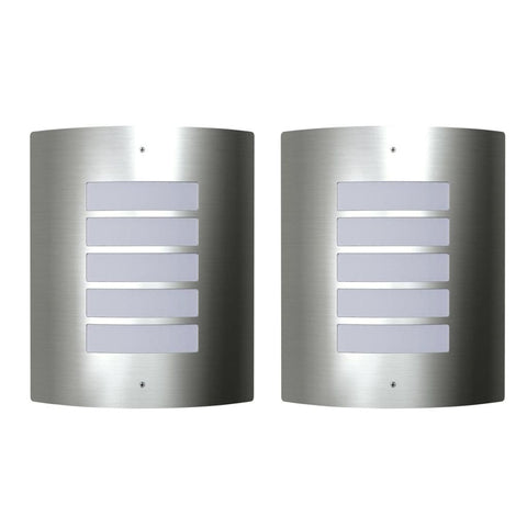 vidaxl20- 2 Stainless Steel Waterproof Wall Lights 60W