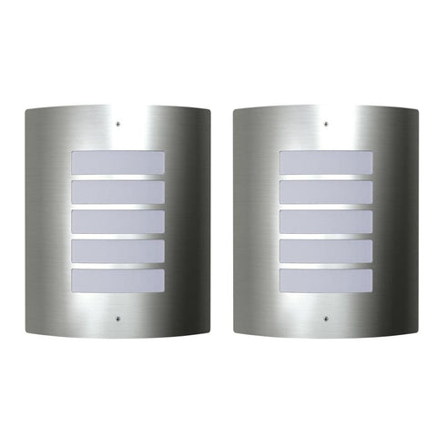 vidaxl20- 2 Stainless Steel Waterproof Wall Lights 60W