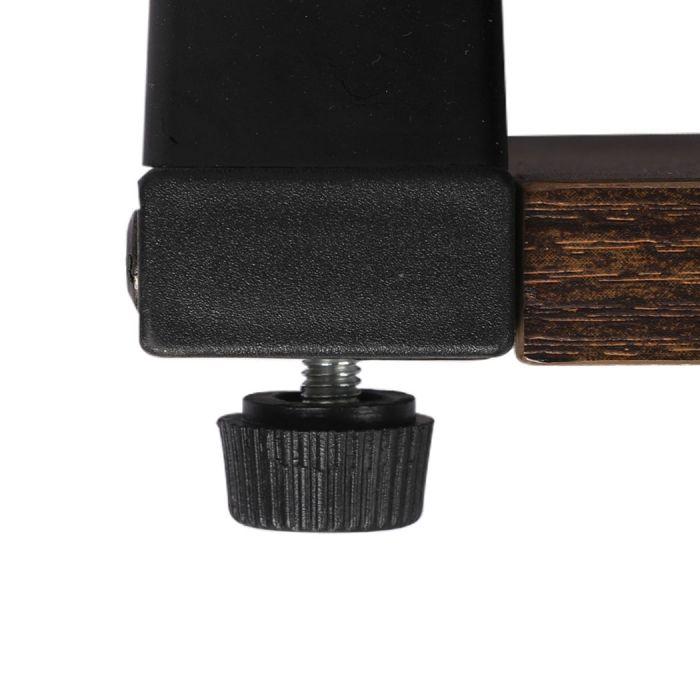 2 Tiers Wooden Metal Desk Office Organizer Printer Stand