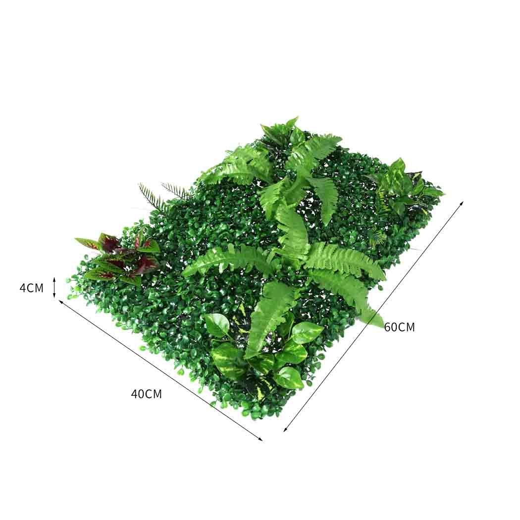 garden / agriculture 2 x Artificial Grass Plant Hedge Lvy Mat Fence