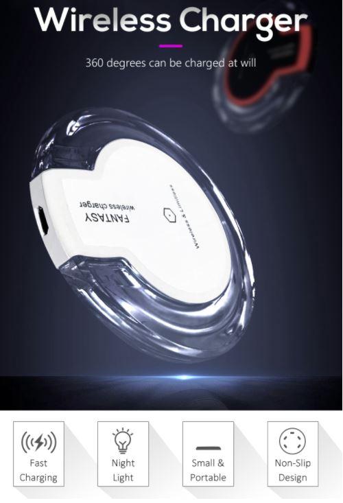 electronics 2 x Cedrix QI USB Wireless Chargers