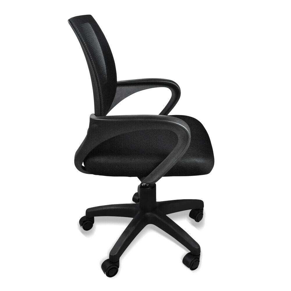 office & study 2 X Mesh Computer Midback Adjustable Chair Black