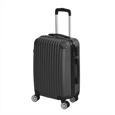 travelling 20" Cabin Luggage Suitcase Code Lock Hard Shell Travel Case Carry On Bag Trolley